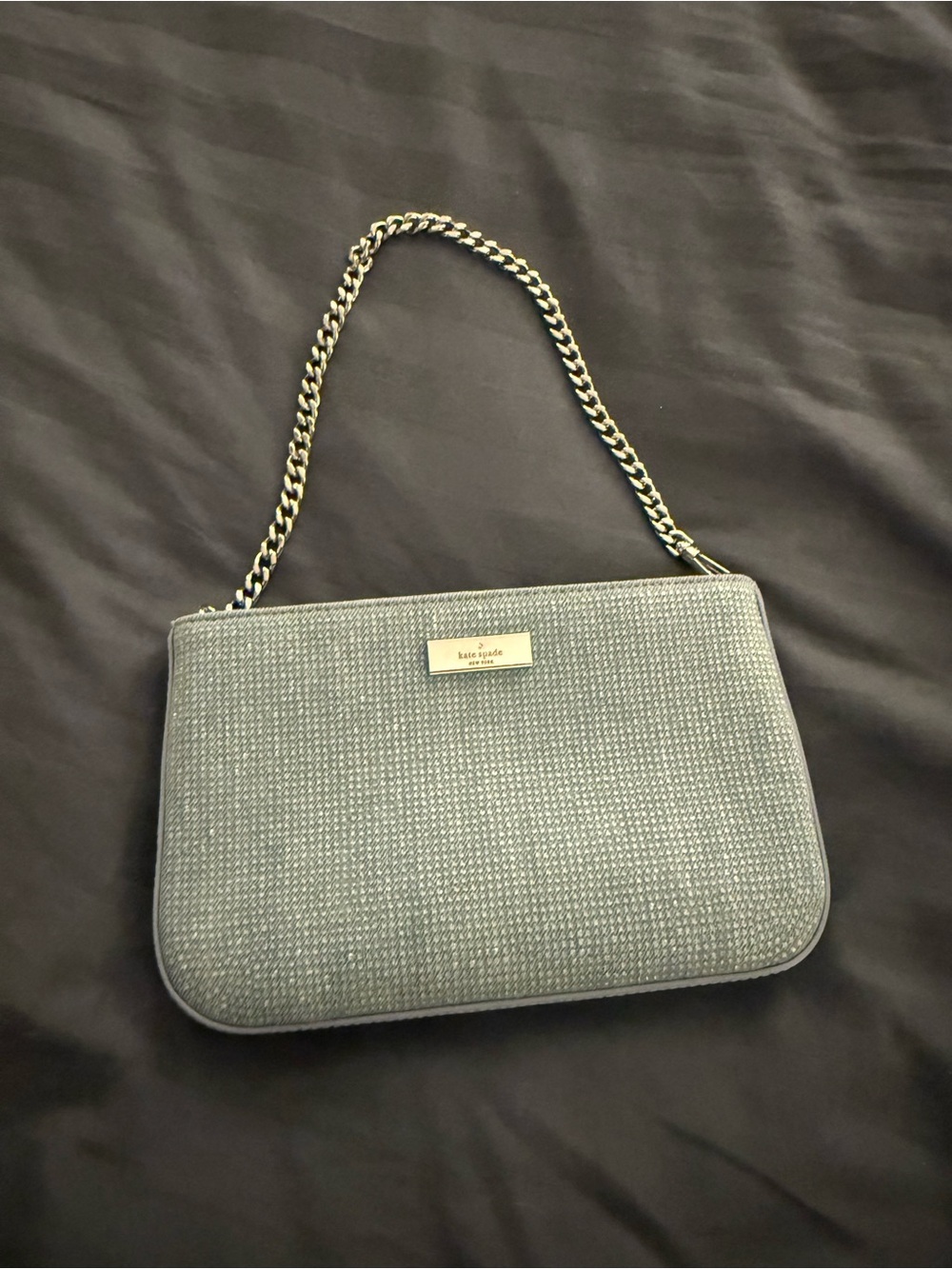 Kate Spade Madison Denim Studded Shoulder Bag